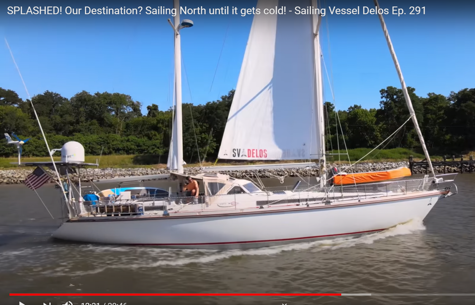 Driving a drone and Delos in the C&D Canal...