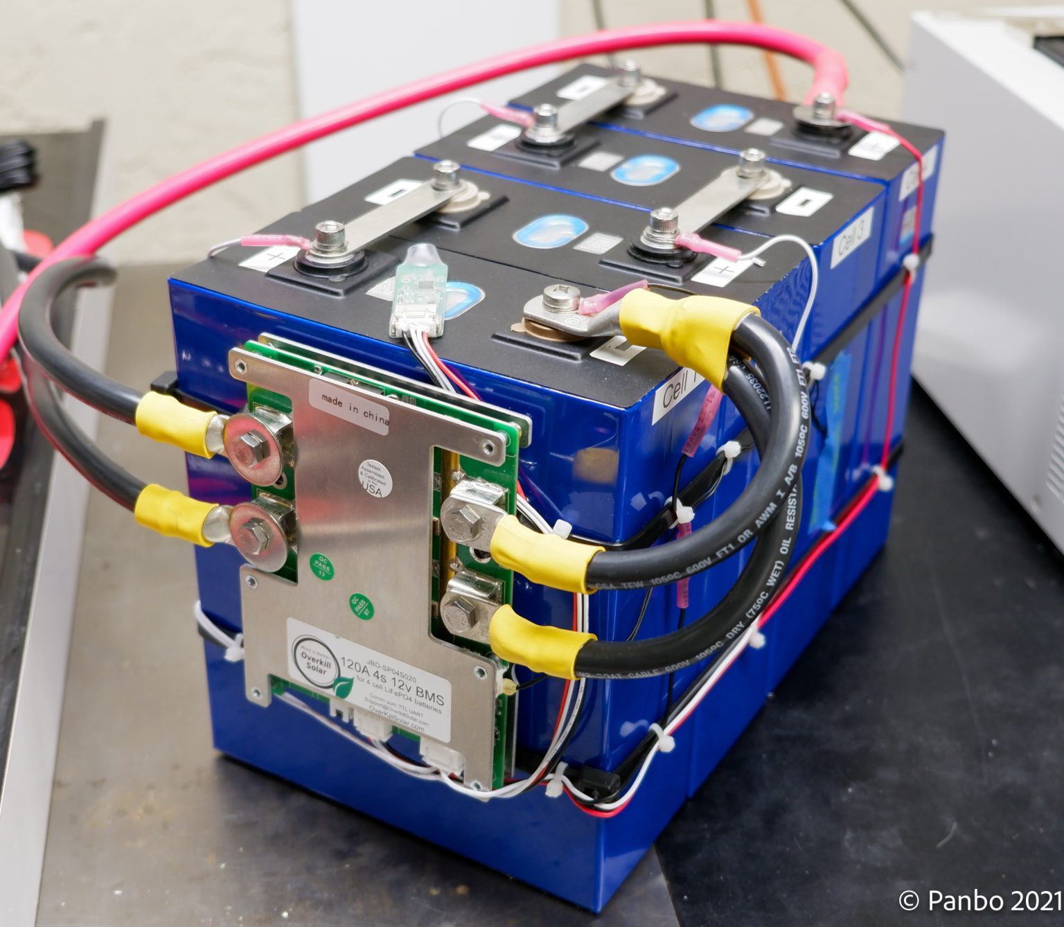 DIY LiFePO4 build completed and testing underway Circuit Diagram