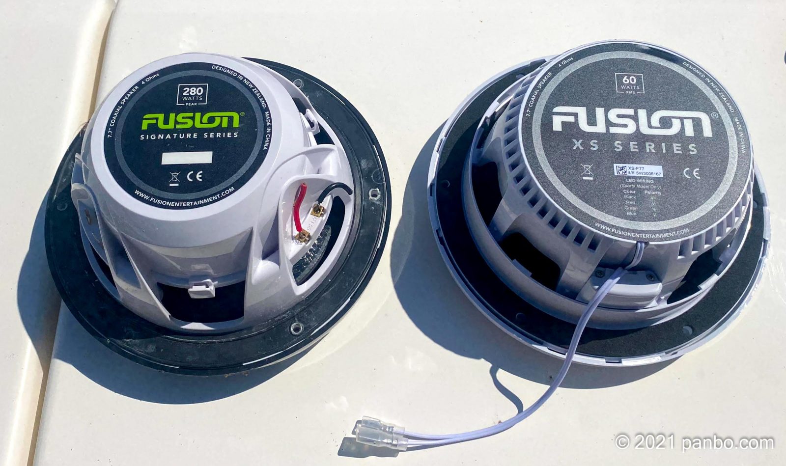 fusion xs speakers