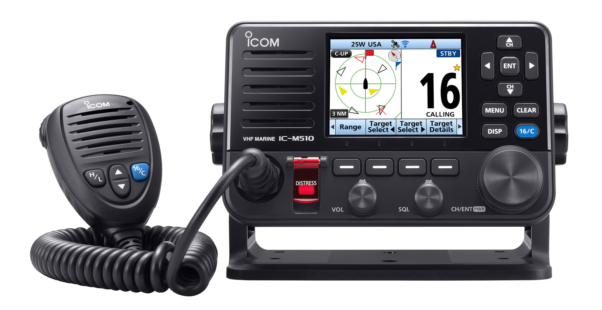 Icom M510, marine VHF meets smartphone - Panbo