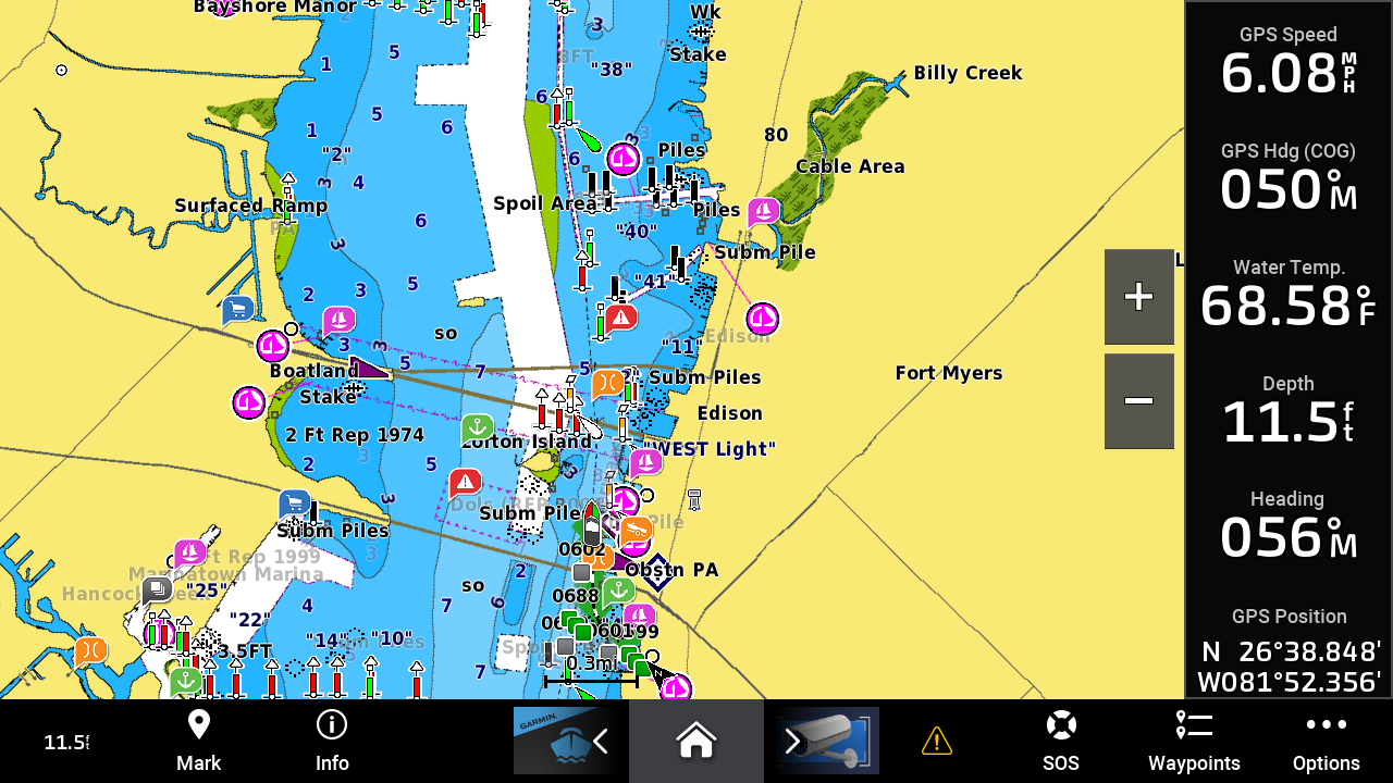 Garmin MFDs Navionics cartography an updated UI