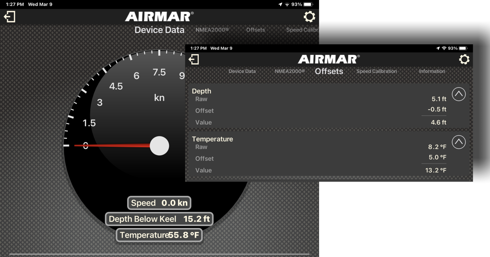 CAST iOS bug -- Offsets page in meters not feet