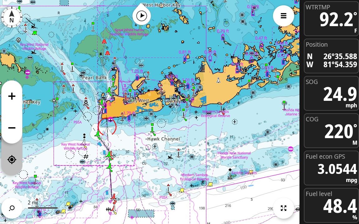 GARMIN GPSMAP 498 Sounder Color 5” Chartplotter Fishing GPS With Transducer