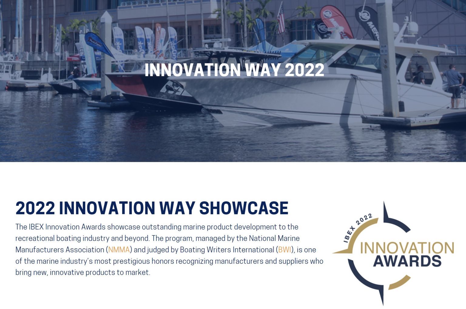 IBEX Announces Winners Of The 2022 Innovation Awards - Panbo