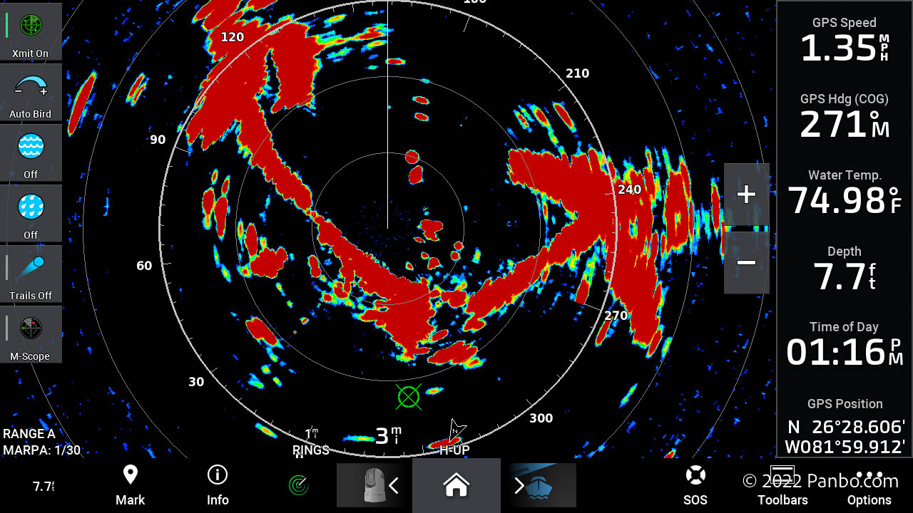 Garmin, Raymarine, and Simrad enclosed radars compared, part 2 - Panbo