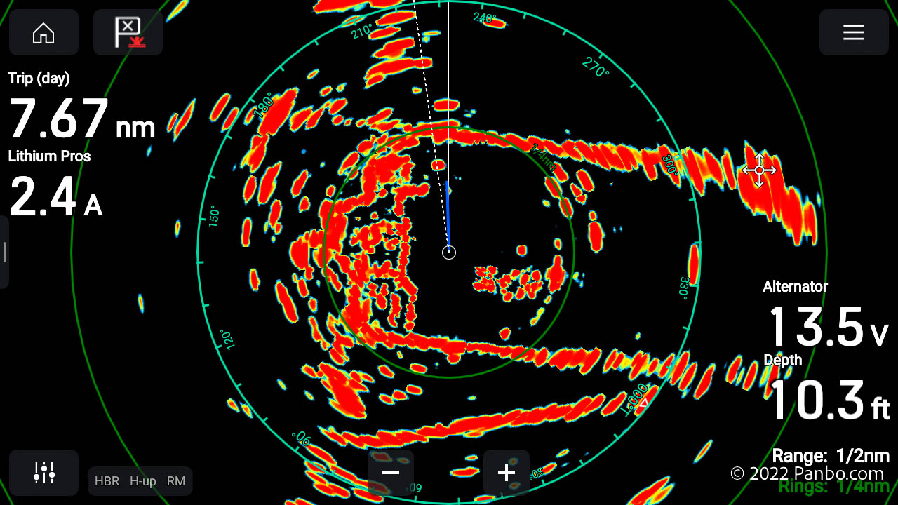 Garmin Fantom radar; Is this a normal image? - Page 2 - The Hull