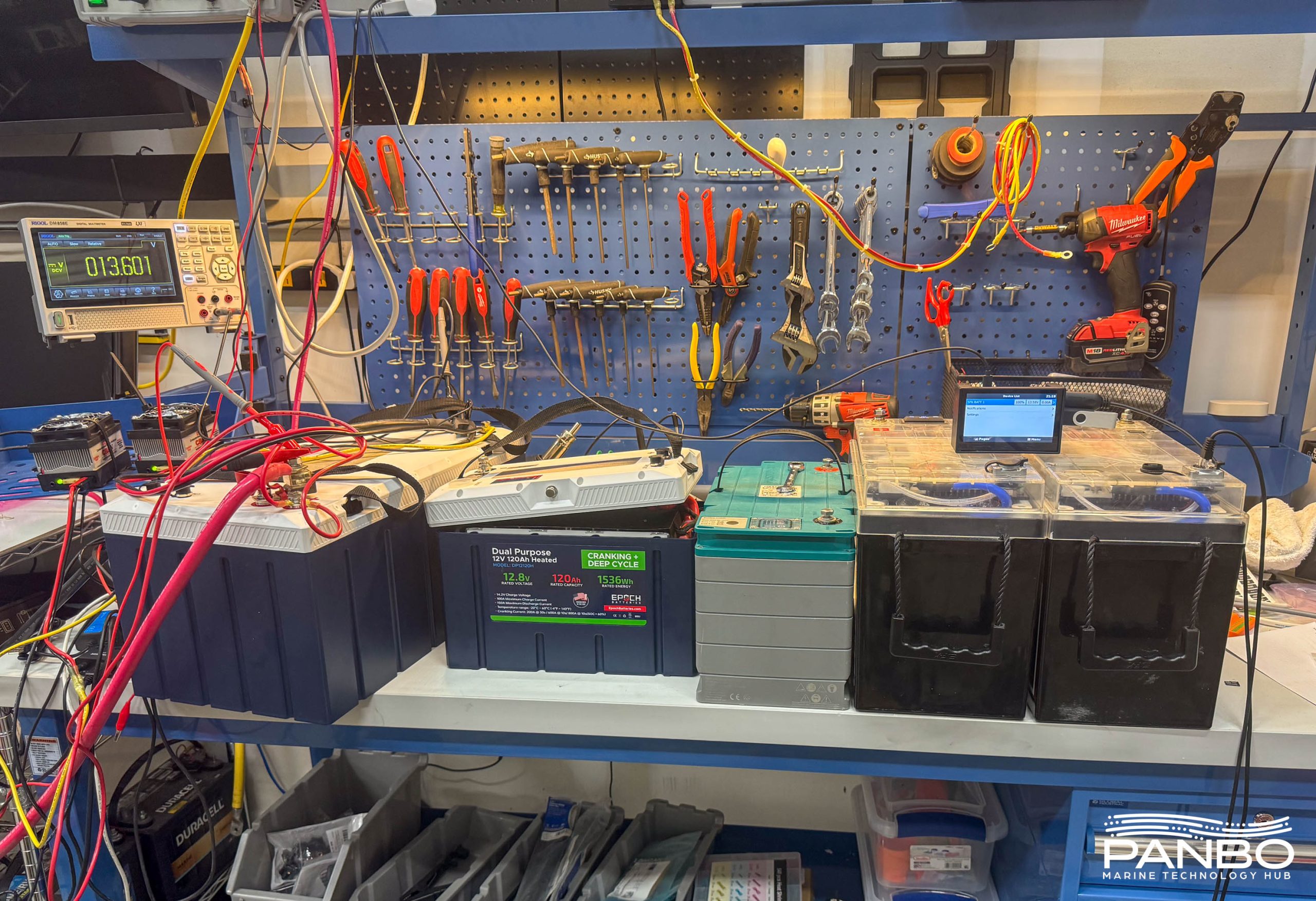 My test bench runneth over with lithium from SFK, Mastervolt, and Epoch -  Panbo