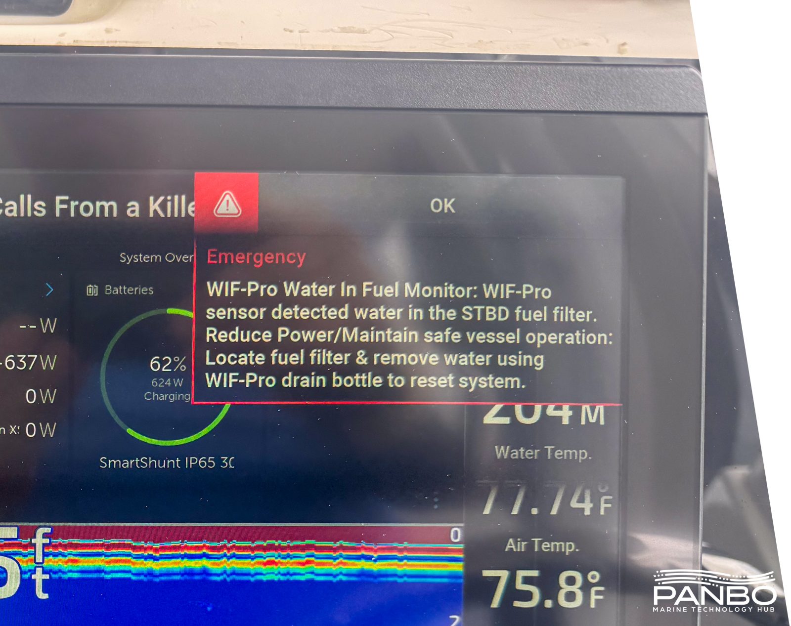 Garmin's support of NMEA 2000 alerts provides a richer message