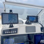 Orca and Raymarine Axiom integration, easy route sharing from tablet to chart plotter OrcaAxiomAtHelm-cPanbo