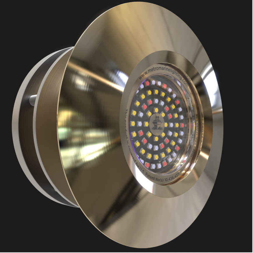 Metro Marine Lighting Full-Spectrum Thru Hull Light Fixture
